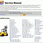 راهنمای تعمیرات لیفتراک های هیوندا Hyundai Forklift Service Manual (کد محصول: MCHS090)